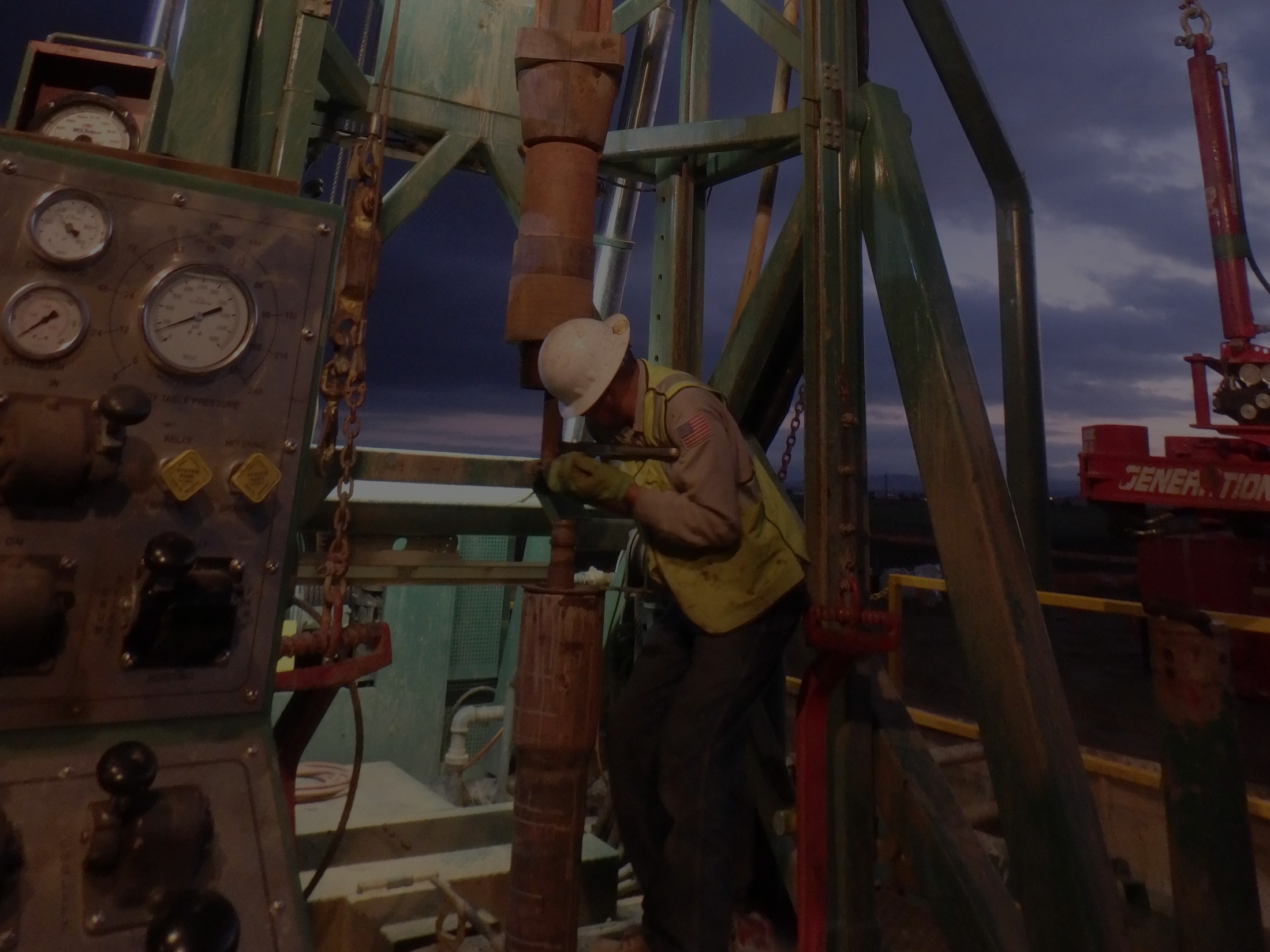 Oil rig worker.